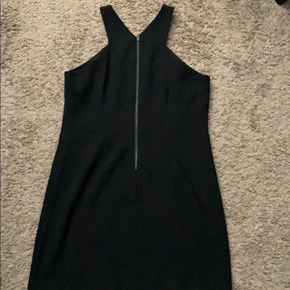 Black Solid Dress - image 2